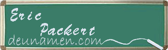 Eric Packert Visitenkarte